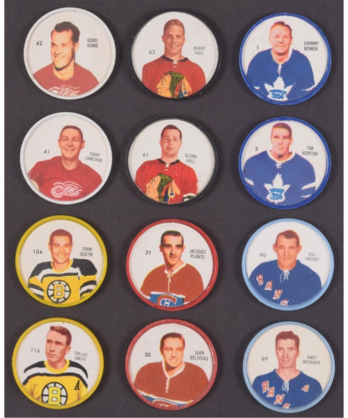1960-61 Shirriff Hockey Coin Near Complete Set (119/120)