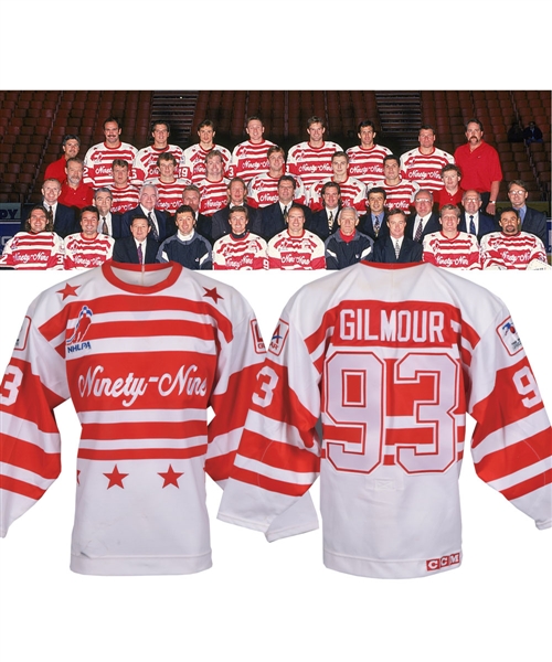 Doug Gilmours 1994 "Ninety-Nine Tour" Game-Worn Jersey