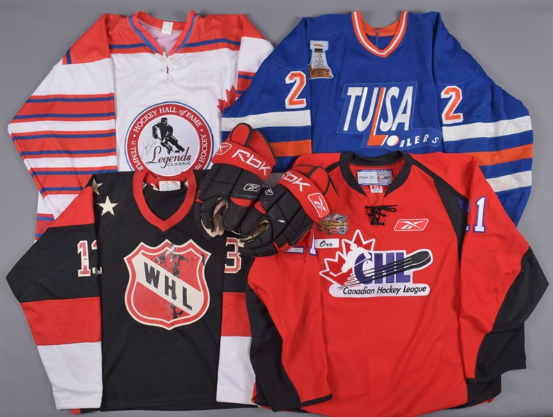 Cody Eakins 2009 CHL "Top Prospects Game" Game-Worn Jersey, Zach Smiths 2008-09 AHL Senators Game-Used Gloves, Mark McCoy 1993-94 CHL Tulsa Oilers Game-Worn Jersey and More!