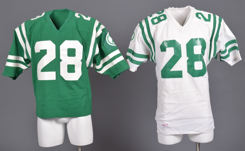 Saskatchewan Roughriders #28  Early-1980s Game Jerseys (2)