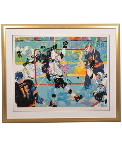 LeRoy Neimans 1994 "Gretzkys Goal" Limited-Edition Framed Serigraph Signed by Neiman #181/385