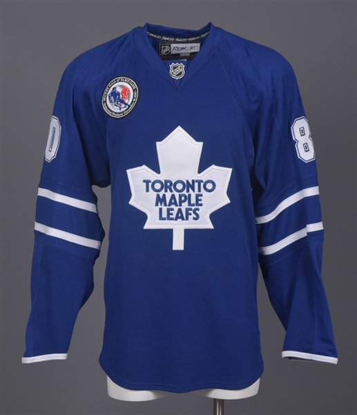 Nikolai Antropovs 2007-08 Toronto Maple Leafs "Hall of Fame Game" Game-Issued Jersey with LOA