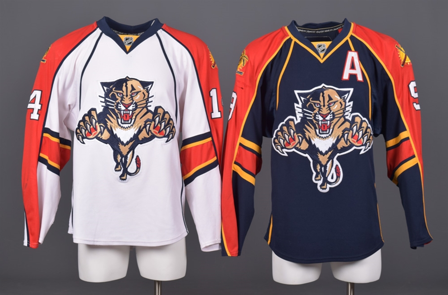 Stephen Weiss and Radek Dvoraks 2007-08 Florida Panthers Game-Worn Jerseys