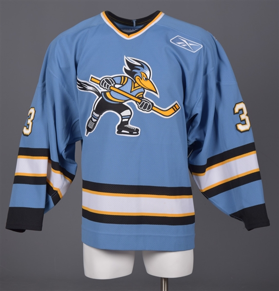 Brian Yandles 2007-08 ECHL Phoenix Roadrunners Game-Worn Jersey with LOA - ECHL 20th Patch!
