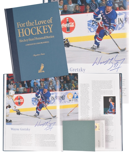 "For the Love of Hockey" Limited-Edition Autographed Signature Series Book with PSA/DNA LOA