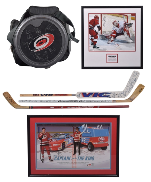 Massive Carolina Hurricanes Autograph and Memorabilia Collection