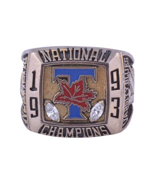 Toronto Varsity Blues 1993 Canadian University Football Vanier Cup Salesmans Sample Ring