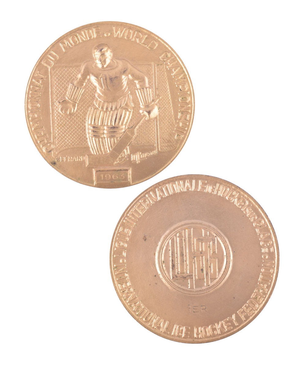 Lot Detail 1963 IIHF World Ice Hockey Championships Gold Medal Won By