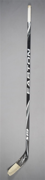 Jason Spezzas 2009-10 Ottawa Senators Signed Easton Game-Used Stick