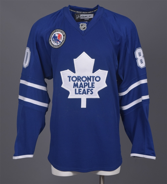 Nikolai Antropovs 2007-08 Toronto Maple Leafs "Hall of Fame Game" Game-Issued Jersey with LOA