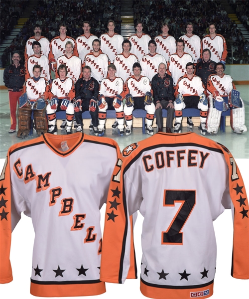 Paul Coffeys 1985 NHL All-Star Game Campbell Conference Game-Worn Jersey with His Signed LOA