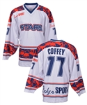 Paul Coffeys Signed 2006 NHL Stars "Russian Hockey 60th Anniversary" Hockey Game Event-Worn Jersey #2 with His Signed LOA