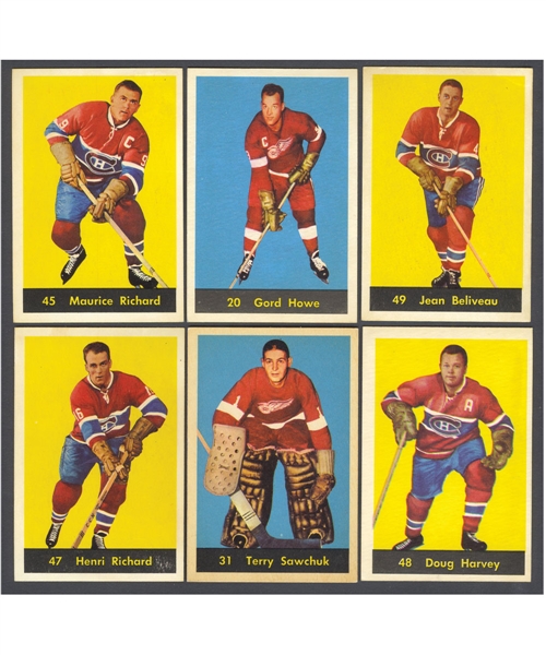 1960-61 Parkhurst Hockey Complete 61-Card Set