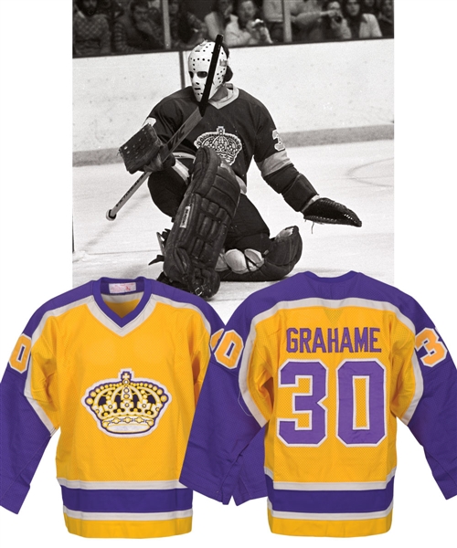 Ron Grahames 1980-81 Los Angeles Kings Game-Worn Jersey with LOA