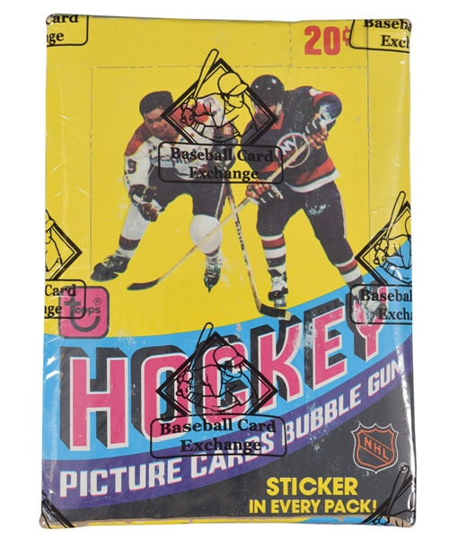 1978-79 Topps Hockey Wax Box (36 Unopened Packs) - BBCE Certified