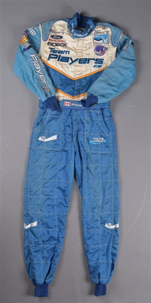 Patrick Carpentiers Early-2000s CART/Champ Car Team Players Racing Suit with LOA