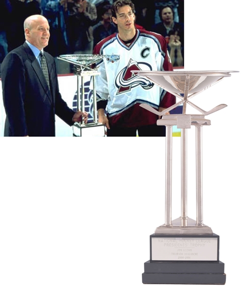 Jon Klemms 2000-01 Colorado Avalanche Presidents Trophy (16")