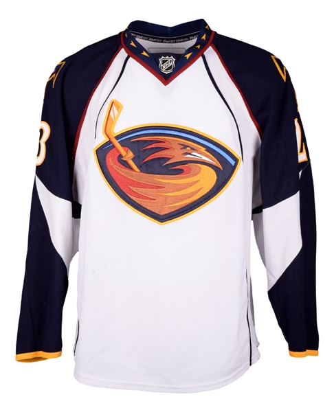 Jim Slaters 2009-10 Atlanta Thrashers Game-Worn Jersey