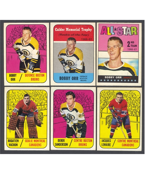 1967-68 Topps Hockey Complete 132-Card Set