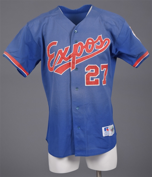 Vladimir Guerrero Circa-1996 Pre-Rookie Montreal Expos Warm-Up Jersey