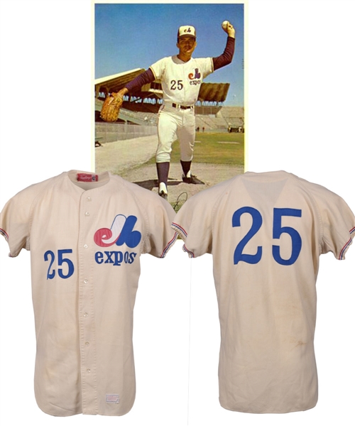 Dan McGinns 1971 Montreal Expos Game-Worn Flannel Jersey and Pants