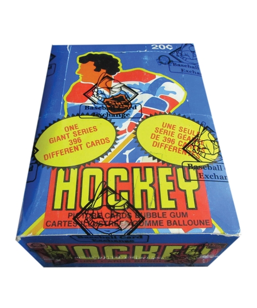 1980-81 O-Pee-Chee Hockey Wax Box (48 Unopened Packs) - BBCE Certified