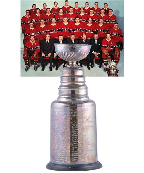 Gordon "Red" Berensons 1964-65 Montreal Canadiens Stanley Cup Championship Trophy with His Signed LOA (13") 