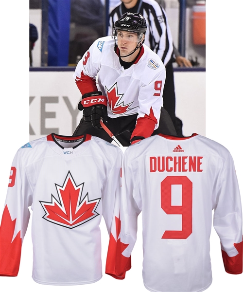 Matt Duchenes 2016 World Cup of Hockey Team Canada Game-Worn Jersey