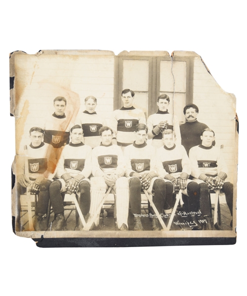 Montreal Wanderers 1907 Team Photo Featuring Five HOFers (8 ½” x 10”) 