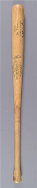 Jim French’s 1960s Washington Senators Signed Louisville Slugger U1 Signature Model Game-Used Bat