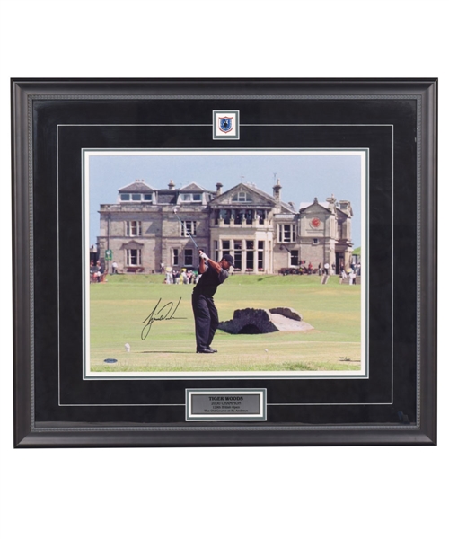 Tiger Woods Signed "2000 British Open Champion" Limited-Edition Framed Photo #401/500 with UDA COA Plus Additional Frame