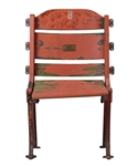 Boston Garden Orange Single Seat Signed by 14 Past Bruins Including Middleton and Linseman (32")