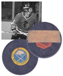 Stan Mikitas March 2nd 1977 Chicago Black Hawks 501st NHL Goal Puck