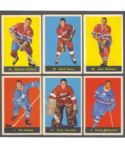 1960-61 Parkhurst Hockey Complete 61-Card Set