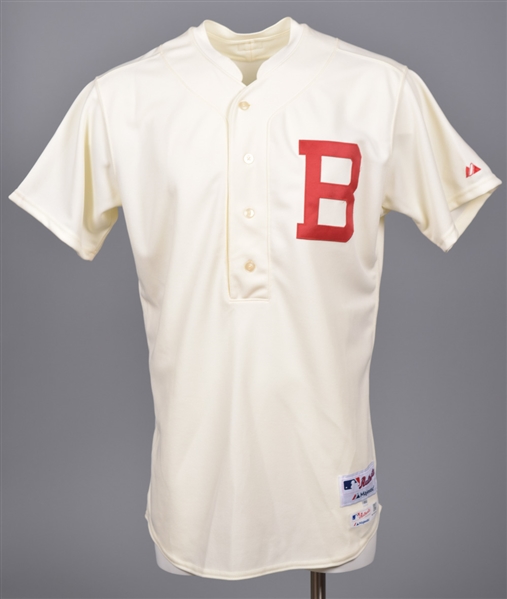 David Hales 2014 Atlanta Braves Turn Back the Clock Night "1914 Boston Braves" Game-Worn Jersey and Pants - MLB Authenticated 