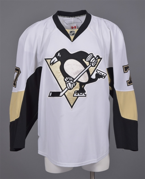 Mark Eatons 2008-09 Pittsburgh Penguins Game-Worn Playoffs Jersey 