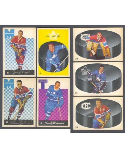 1962-63 Parkhurst Hockey Near Complete Card Set (53/56)