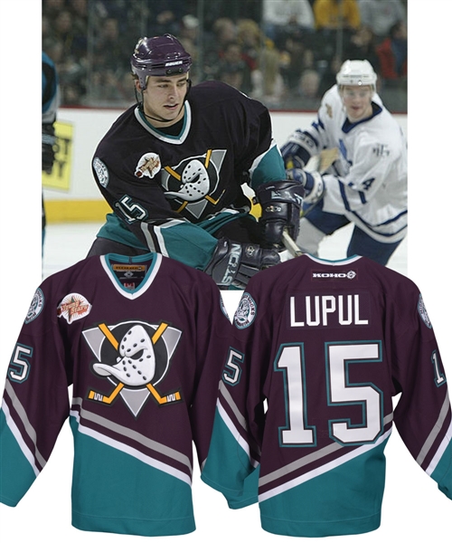 Joffrey Lupuls 2004 NHL All-Star Game "West YoungStars" Game-Worn Jersey with LOA