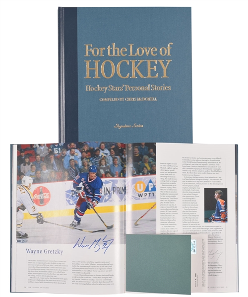 "For the Love of Hockey" Limited-Edition Autographed Signature Series Book