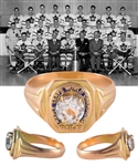 Tod Sloans 1948-49 Toronto Maple Leafs Stanley Cup Championship 10K Gold Ring with Family LOA