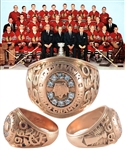 Tod Sloans 1960-61 Chicago Black Hawks Stanley Cup Championship 10K Gold and Diamond Ring with Family LOA