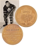 Tod Sloans 1950-51 Toronto Maple Leafs Stanley Cup Champions Maple Leaf Gardens 10K Gold Lifetime Pass with Family LOA