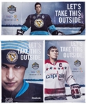 NHL Winter Classic 2011 Large Event Banners Featuring Alexander Ovechkin and Sidney Crosby with NHL COAs