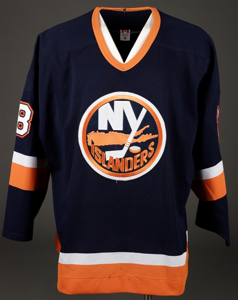 Jason Wiemers 2002-03 New York Islanders Game-Worn Pre-Season and Regular Season Jersey with LOA