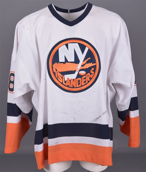 Dave Scatchards 2001-02 New York Islanders Game-Worn Jersey with LOA