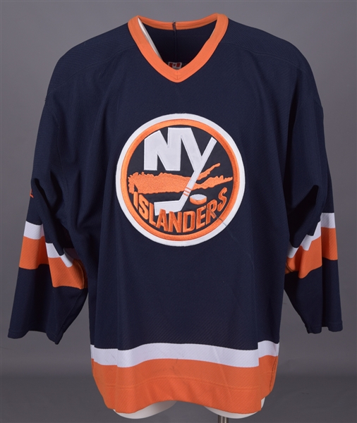 Mattias Weinhandls 2002-03 New York Islanders Game-Worn Rookie Season Jersey with LOA