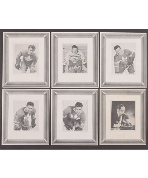 1938-39 Quaker Oats Toronto Maple Leafs Photo Card Collection of 15