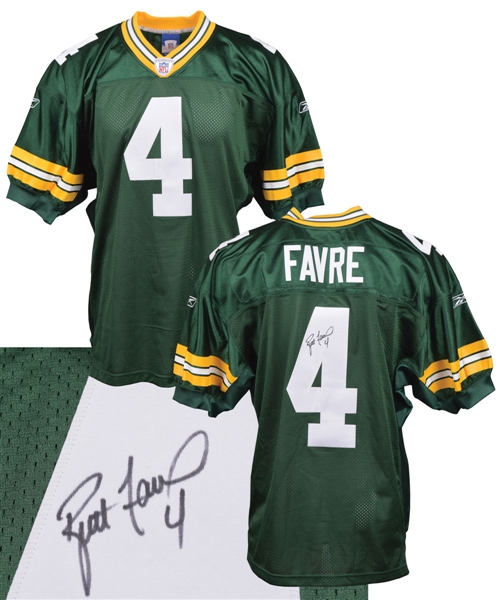 HOFer Brett Favre Signed Green Bay Packers Jersey with JSA LOA