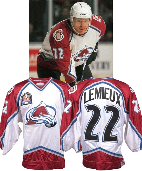 claude lemieux avalanche jersey