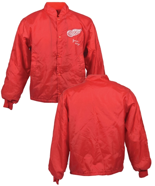 Mark Howes Early-1970s Detroit Junior Red Wings Team Jacket